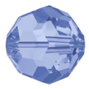 As Low As $2 4mm Light Sapphire Swarovski Crystal Round 5000 Beads 8pcs